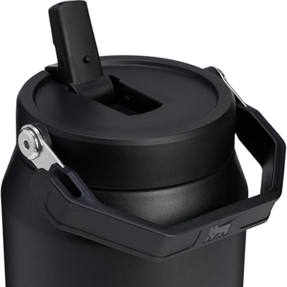 New Stanley IceFlow 2.0 Flip Straw Jug with Handle 64oz Black Twist On Lid - Picture 3 of 5